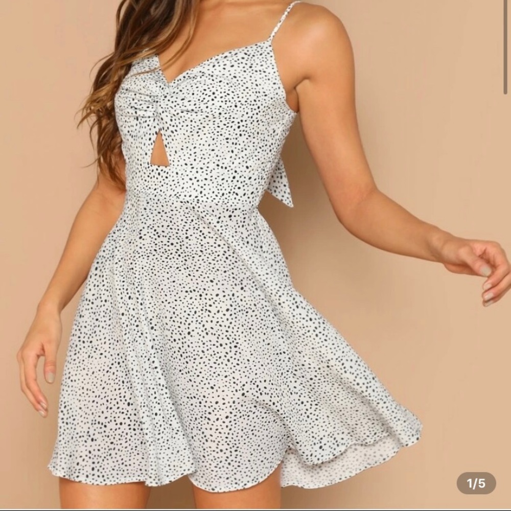 Shein Dalmatian print dress